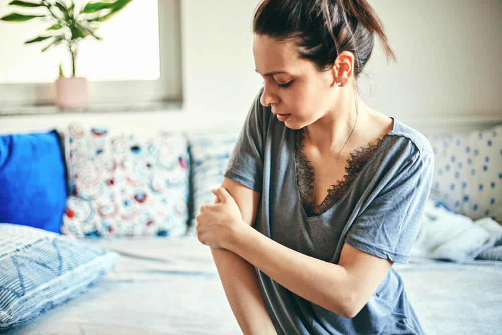 Three reasons you developed elbow pain from sleeping shutterstock 1698632458 elbow pain from sleeping