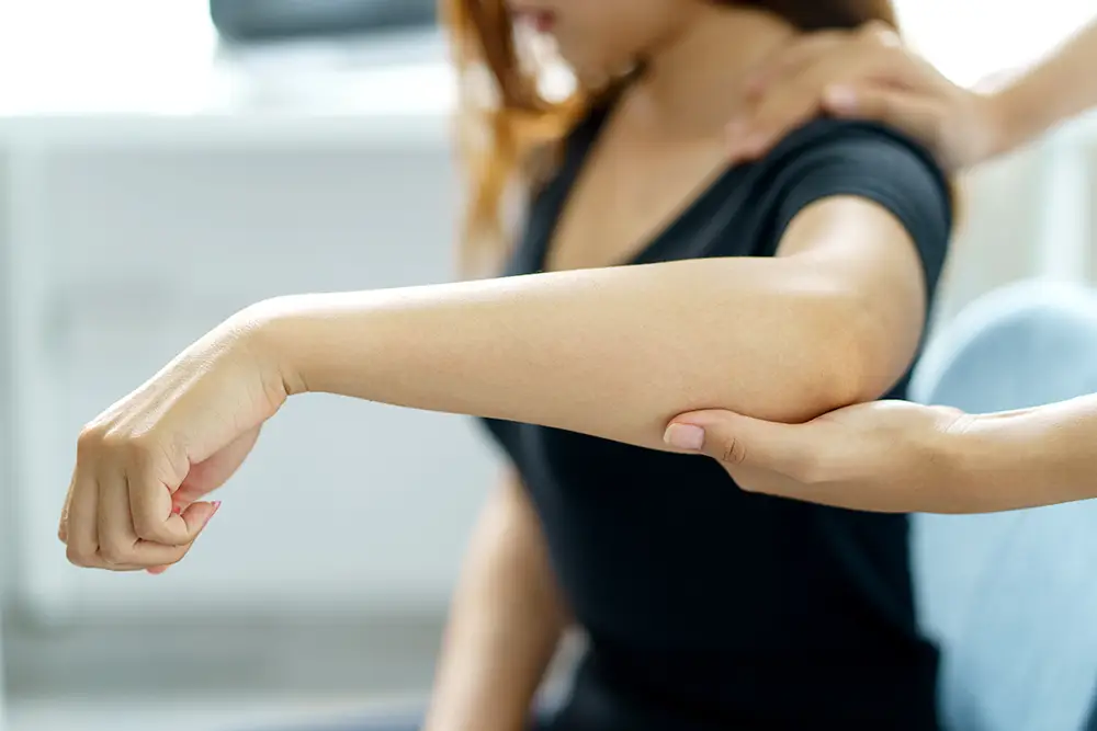 Dealing with muscle pain in your forearm? Check out these 6 possible causes asian woman physiotherapist oversees the patient s 2023 11 27 05 09 51 utc dealing with muscle pain in your forearm? check out these 6 possible causes arm pain