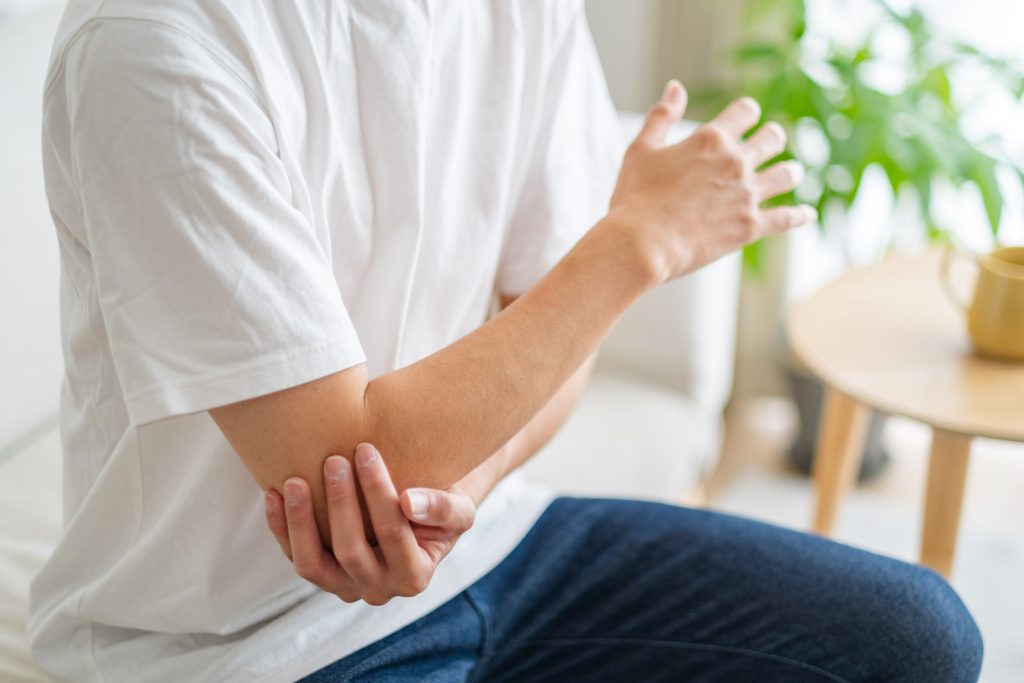why is my elbow stiff and painful? elbow pain